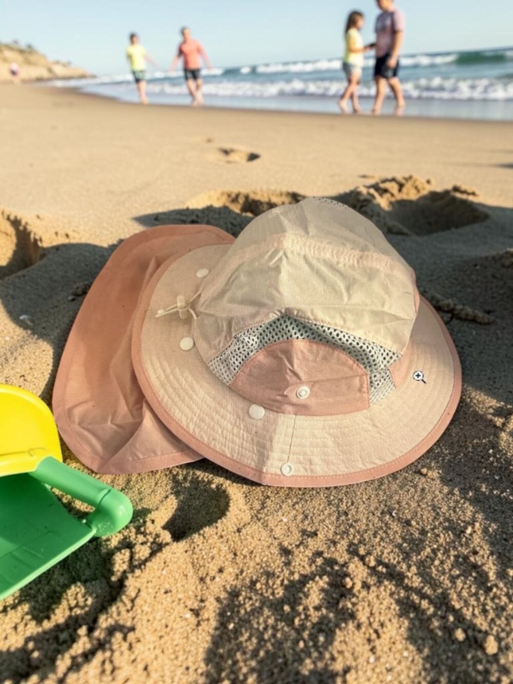 🧢 SUKEEN Kids Sun Hat – Wide Brim with Neck Flap & Ventilation (Pink) – NEW